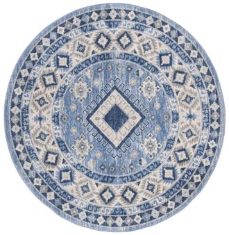Safavieh Alfombra azul/beige 201 x 201 cm