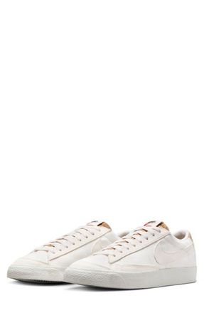 Nike Blazer Low 77 Premium Sneaker in Phantom/Light Bone/Black at Nordstrom, Size 8