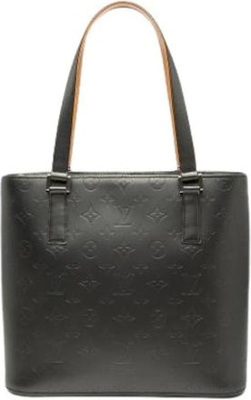 Louis Vuitton Pre-owned The Stockton - Dames - Vintage Shopper - Grijs - ONE Size - Leer - Vintage