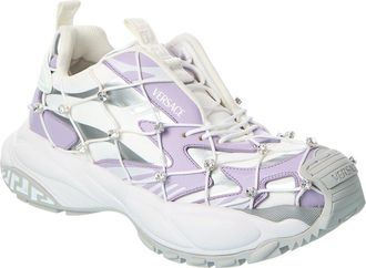 Versace Leather & Mesh Sneaker