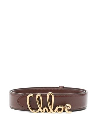 Chlo&eacute; Cintura In Pelle Chloe Iconic