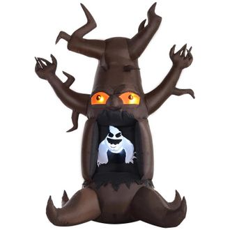 TJ Hughes Halloween Inflatable Ghost Tree 2.4m - TJ Hughes