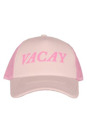 Sunshine Tienda Vacay Trucker Hat in Pink at Nordstrom