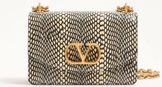 Valentino Garavani Valentino Garavani Vain shoulder bag in Elaphe leather with cobra print Wo
