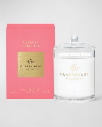 Glasshouse Fragrances Forever Florence Scented Candle, 13.4 oz