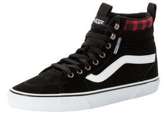 Vans Sneaker VANS Filmore Hi VansGuard, Herren, Gr. 41, schwarz (schwarz, rot), Leder, Schuhe Sneaker