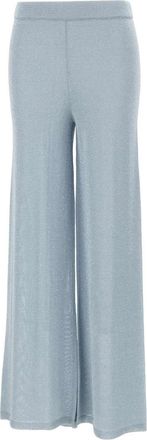 KANGRA Palazzo Broek - Dames - Wijde Broeken - Blauw - L - Broeken