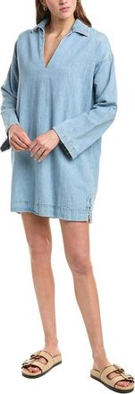 Faherty Linen-Blend Denim Sail Away Dress