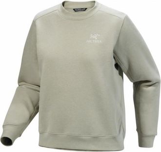 Arc'teryx Emblem Fleece Crew Fleecepullover f&uuml;r Damen | grau