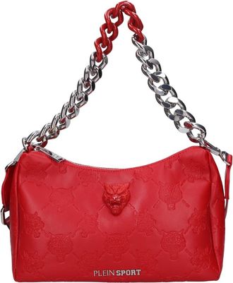 Plein Sport Rood - Dames - Handtassen - Rood - ONE Size - Leer - Tassen