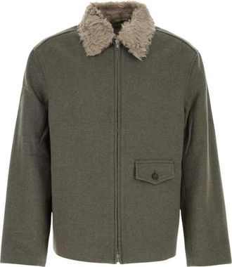 Our Legacy Evolved Jacket - Heren - Bomber jackets - Grijs - L - Wol - Jassen