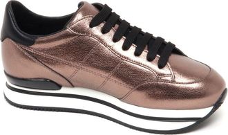 Hogan Gescheurde Effect Schoen - Dames - Sneakers - Bruin - 35 1/2 EU - Schoenen