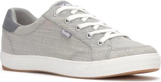 Keds Womens Keds Center III Sneakers Gray Round Toe Lace Up Casual Shoes GAL2109