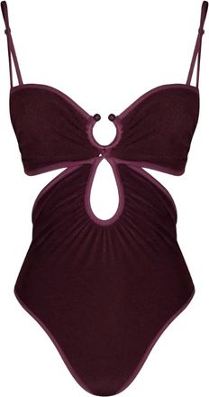 Johanna Ortiz Costume intero Sunny Days con dettaglio cut-out - Rosso