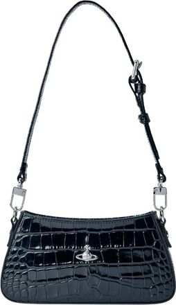 Vivienne Westwood Tasha Schoudertas Telefoon - Dames - Schoudertassen - Zwart - ONE Size - Leer - Tassen