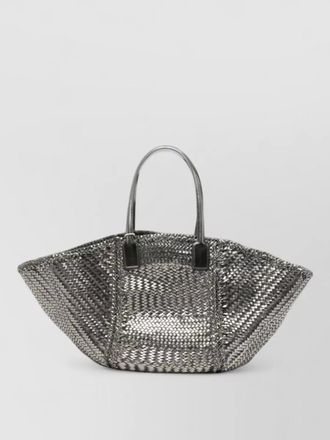 Dragon Diffusion teresa tote bag metallic handles