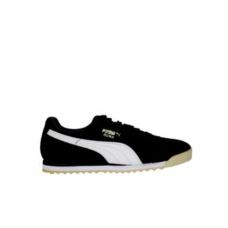 Puma Mens Puma Roma Suede Puma Black-Puma White 365437-01