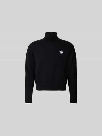 Kenzo Pullover mit Label-Stitching in Black, Gr&ouml;&szlig;e XS