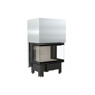 Kratki Kratki - Bricosol Chimenea De Le&ntilde;a De Acero Nbc 800/400 10 Kw &Oslash; 200 Puerta Elevable