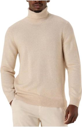 Profuomo Coltrui van wolmix pullover trui - Heren - Coltruien - Beige - 2XL - Wol - Truien & Vesten
