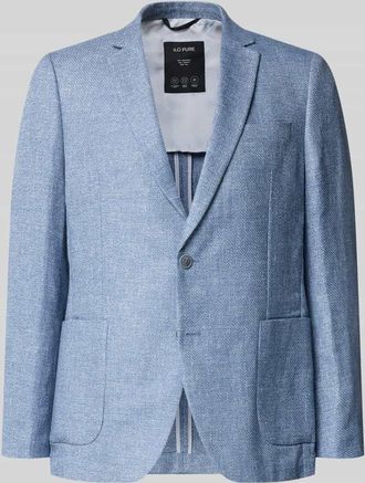 s.Oliver Black Label Regular Fit Anzugsakko aus Leinen-Mix in Hellblau, Gr&ouml;&szlig;e 102