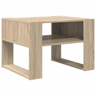 vidaXL Mesa De Caf&eacute; Roble Sonoma 66 X 53 X 45 Cm Madera De Ingenier&iacute;a Vidaxl