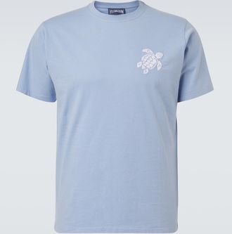 Vilebrequin Embroidered cotton jersey T-shirt