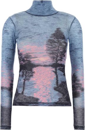 Maison Kitsuné Printed Nylon Top