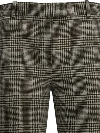 Circolo 1901 Prince of Wales Checked Cotton Trousers - Olive