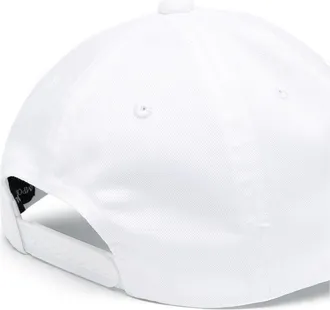 Emporio Armani Embroidered Eagle Logo Baseball Cap - White