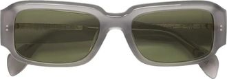 Retro Superfuture Etrusco Zonnebril Grijs Acetaat Flesgroen - unisex - Zonnebrillen - Groen - ONE Size - Accessoires