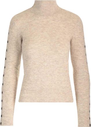 Isabel Marant Melange Sand Nylon Blend Malo Sweater