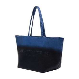 Alexander Wang Womens Punch Shopper Tote Blue Cotton