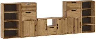 vidaXL Vidaxl - 5 Piece tv Units with Storage odda Solid Wood Pine