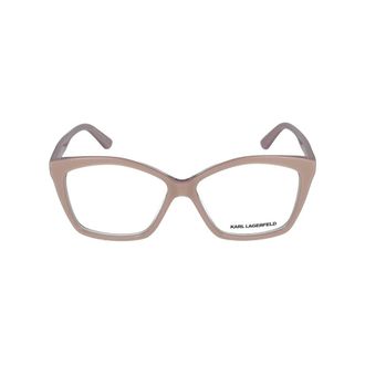 Karl Lagerfeld Glasses, female, Brown, Size: 54 MM Kl6064 Eyeglasses