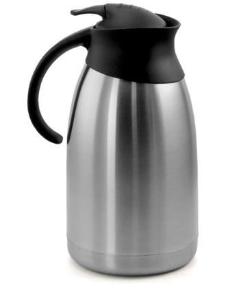 MegaChef MegaChef 2 Quart Stainless Steel Thermal Beverage Carafe for Coffee and Tea