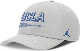 Jordan Brand Mens Jordan Brand Gray UCLA Bruins 2025 Sideline Dust Pinched Rise Adjustable Hat at Nordstrom, Size Medium/large