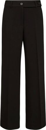 Co'Couture Broeken, Dames, Zwart, L, Wijde zwarte broek New Volacc