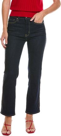 Frame Denim Frame Denim Stargirl Le Sleek Straight Studded Jean