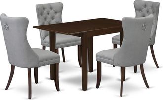 East West Furniture 5 Piece Dining Set
