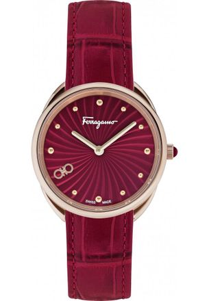 Ferragamo Womens SFYN01122 Ladies Cuir Watch - Rose Gold - One Size