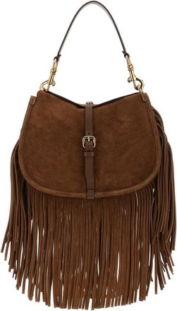 Etro Brown Pony Large Shoulder Bag