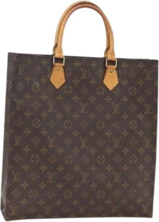Louis Vuitton Pre-owned Tote Bags, female, Brown, Size: ONE SIZE Pre-owned Canvas Tote Bag