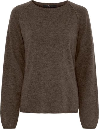 BTF-CPH Mia Cashmere Pullover - - Knitwear - Donna - Marrone - 2XL
