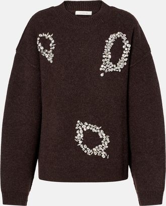 Jacques Wei Embroidered wool sweater