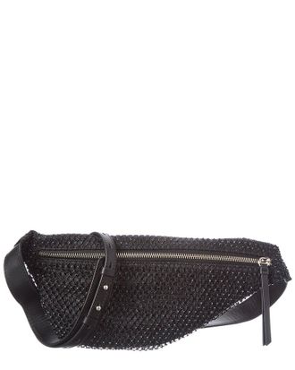 Rag & Bone Rag & Bone Petra Mini Sling Diamante Mesh Leather Belt Bag