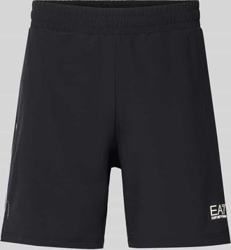 Emporio Armani Shorts mit elastischem Bund und Logo in Black, Gr&ouml;&szlig;e XXXL
