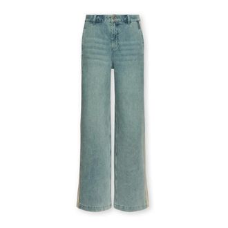 Elena Miro Jeans, Dames, Blauw, 6Xl, Katoen, Palazzo Jeans