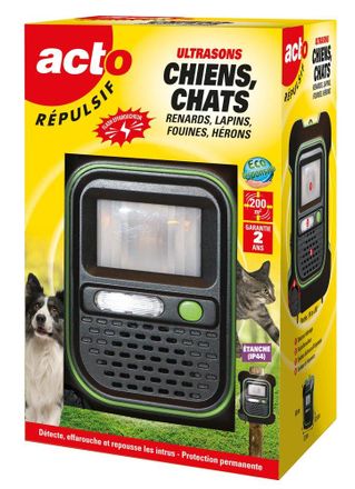Retro R&eacute;pulsif Ultrasons Chiens Chats Lapins Fouines Herons - Retro