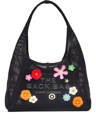 Marc Jacobs The Daisy Crochet Sack bag - women - Cotton/Thermoplastic Polyurethane (TPU)/Polyurethane/Polyester - One Size - Black